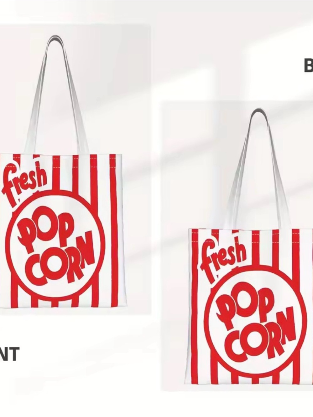 Fresh Popcorn Canvas Tote - Picture 4 of 4